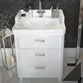 Тумба под раковину Kerama Marazzi Pompei Po.60.3\BLK 60 см