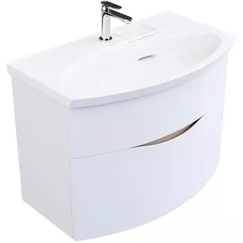 Тумба под раковину Kerama Marazzi Riva 80 RV.80\WHT.M подвесная Белая матовая