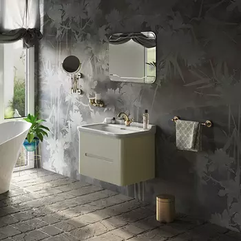 Тумба под раковину Kerasan Waldorf 925630 80 см, ваниль матовый