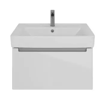 Тумба под раковину Lemark Buno mini LM05BM80T белый, серый