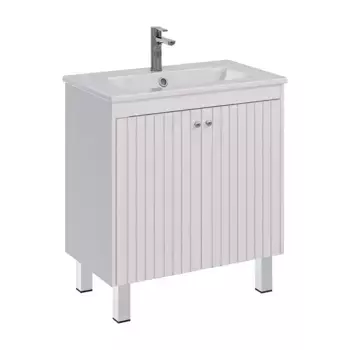 Тумба под раковину Lemark Romance LM07R80T белый