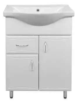 Тумба под раковину Loranto Коралл CS00070575 белый