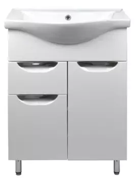 Тумба c раковиной Loranto Стиль CS00070392 белый