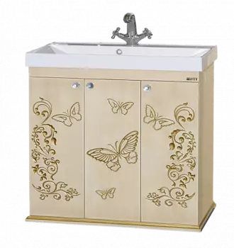 Тумба под раковину Misty Бабочка Л-Баб01090-033Пр 90 см