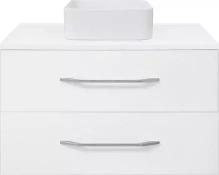 Тумба под раковину Misty Челси 80 П-Чел090801-2Я, белая