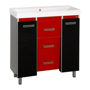 Тумба под раковину Misty Джулия Qvatro Л-Джк01090-2710Ко3 90 см