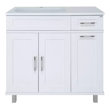 Тумба под раковину Misty Купер П-Куп01090-012БкЛ белый