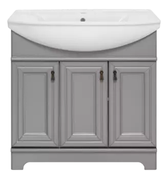 Тумба под раковину Misty Лувр П-Лвр01085-502 серый