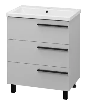 Тумба под раковину Misty Ненси П-Нен-07070-503Я серый