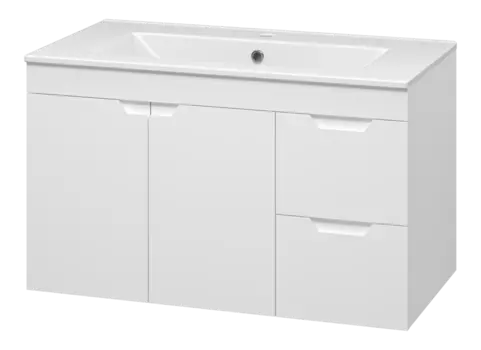 Тумба под раковину Misty Оптима 90 УТ000023417 белый