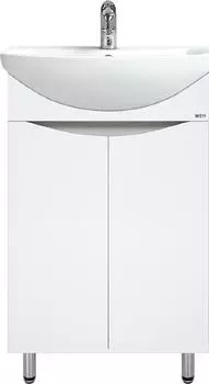 Тумба под раковину Misty Смайл 60 Э-Сма01060-031Пр, белая