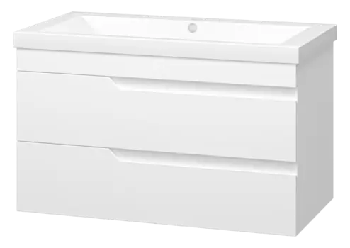 Тумба под раковину Misty Софт П-Соф-01090-011П2Я белый