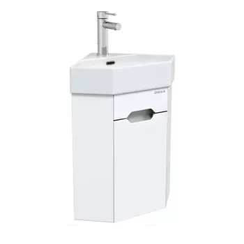 Тумба под раковину Onika Айленд 50 см 103502 глянцевая белая