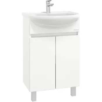 Тумба под раковину Onika Милтон 50 см 105036 белый глянец