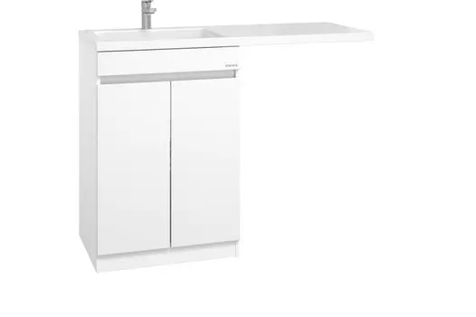 Тумба под раковину Onika Милтон 58 см 105802 белый глянец