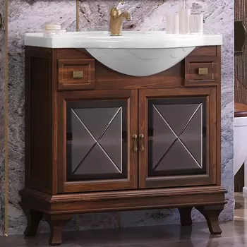 Тумба под раковину Opadiris Борджи 00-00006743 коричневый