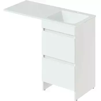 Тумба под раковину Orange Optima ST-110TUW+RAR белый