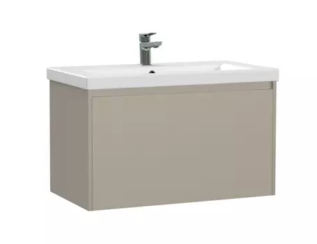 Тумба под раковину подвесная Cersanit Grande 80 64310, бежевый