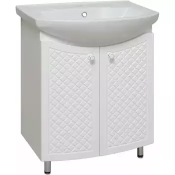 Тумба под раковину Runo Милано УТ000002087 белый