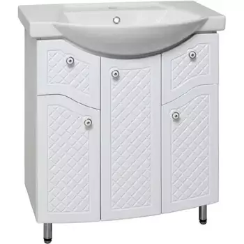 Тумба под раковину Runo Милано УТ000002088 белый