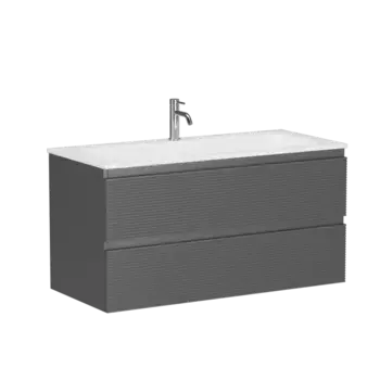 Тумба под раковину Sancos Folk FL100GS Grey soft