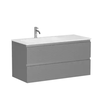 Тумба под раковину Sancos Folk FL100LES Ergraut soft