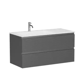 Тумба под раковину Sancos Folk FL100LGS Grey soft
