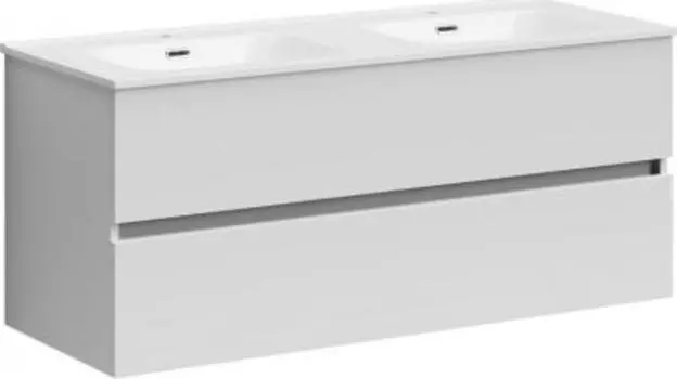 Тумба под раковину Sancos Urban 120 UR120-2W, белый глянец