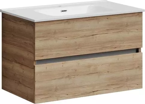 Тумба под раковину Sancos Urban 80 UR80EG, дуб галифакс натуральный