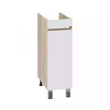 Тумба под раковину СаНта Марс 700397 белый, коричневый