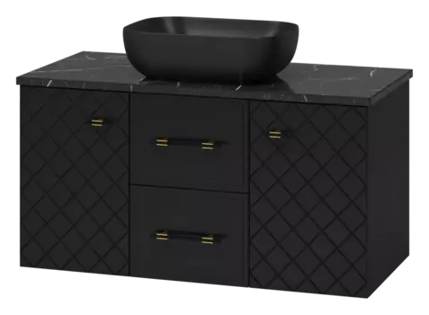 Тумба под раковину Shanel 100 УТ000015458 черный