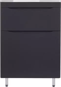 Тумба под раковину Style Line Бергамо 60 СС-00002308, черный