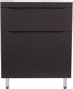 Тумба под раковину Style Line Бергамо 70 СС-00002311, черный