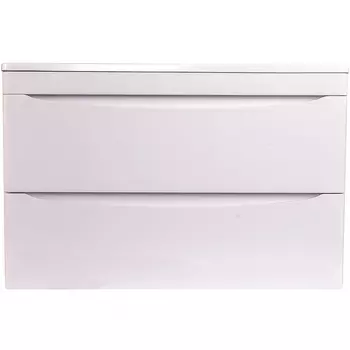 Тумба под раковину Style Line Бергамо мини 90 Люкс Plus СС-00002364 подвесная, белый антискрейч