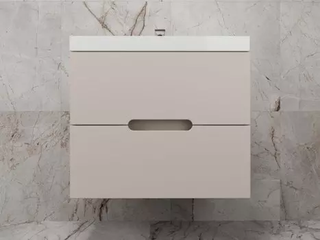 Тумба под раковину Style Line Матис 70 ЛС-00002309 подвесная, крем