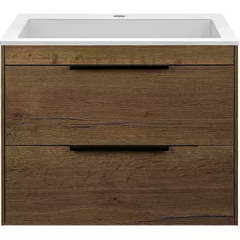 Тумба под раковину Vincea Chiara 2D VMC-2C2600TO 60 см, дуб табак T.Oak