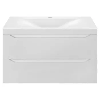 Тумба под раковину Vincea Fine VMC-2F800GW 80 см, белый глянец G.White