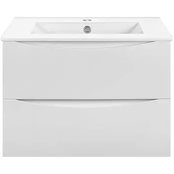 Тумба под раковину Vincea Mia Slim VMC-2MC600S1GW 60 см, белый глянец