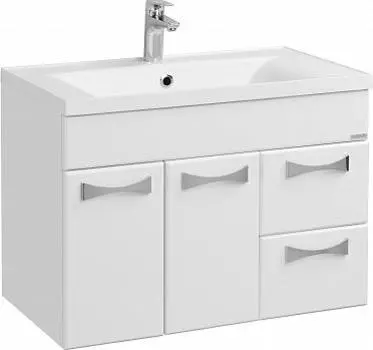 Тумба с раковиной Aquaton Диор 80 1A1678K2DR010, белый