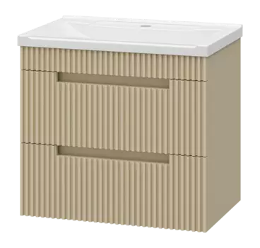 Тумба с раковиной Brevita Ariana 60 УТ000015747 капучино