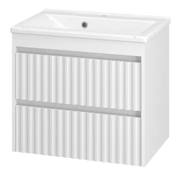 Тумба с раковиной Brevita Balaton 65 УТ000014504 белый