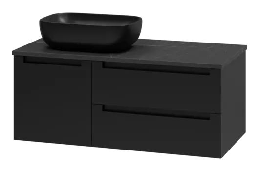 Тумба с раковиной Brevita Cargo УТ000024161 черный