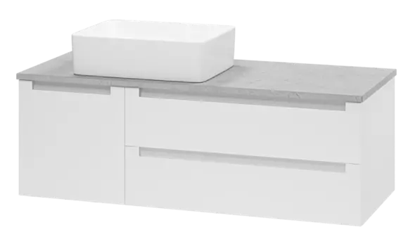 Тумба с раковиной Brevita Cargo УТ000024163 белый