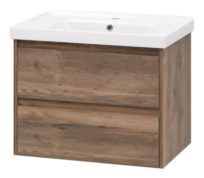 Тумба с раковиной Brevita Dallas 70 УТ000012093 темное дерево