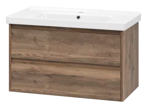 Тумба с раковиной Brevita Dallas 90 УТ000012647 темное дерево