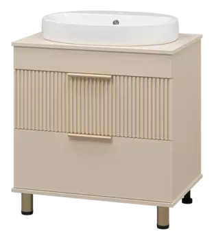 Тумба с раковиной Brevita Enfida 70 УТ000015614 бежевый