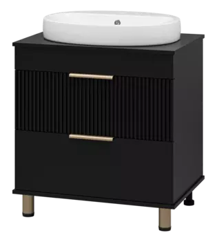 Тумба с раковиной Brevita Enfida 70 УТ000015616 черный