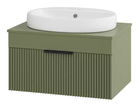 Тумба с раковиной Brevita Enfida 70 УТ000022704 зеленый
