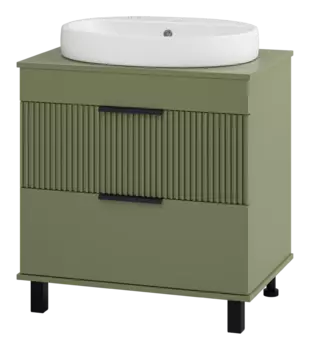 Тумба с раковиной Brevita Enfida 70 УТ000022839 зеленый