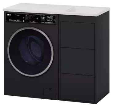 Тумба с раковиной Brevita Grafit 40 УТ000015083 графит